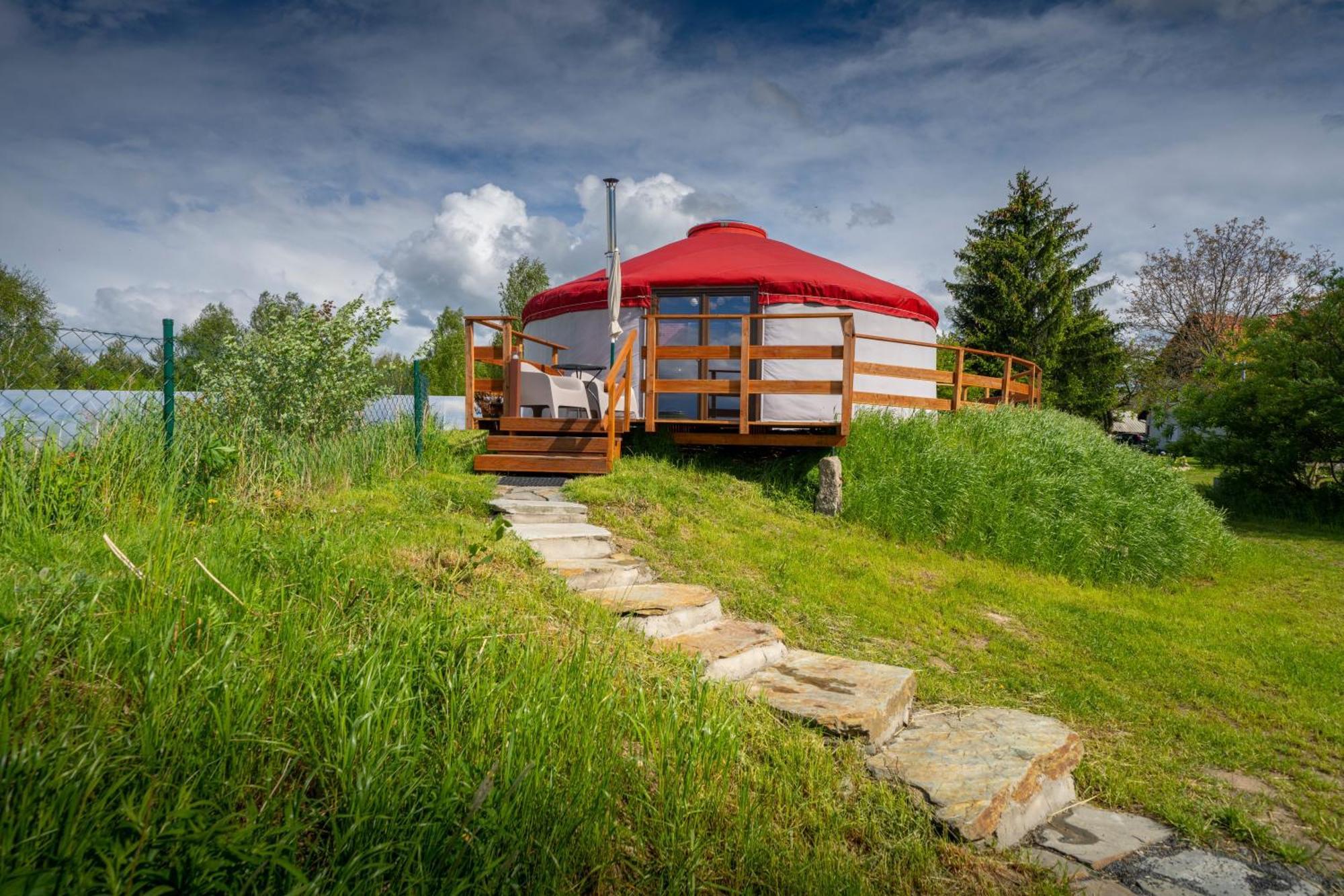 Dom W Domu - Izera Glamping Bed & Breakfast Gajowka  ภายนอก รูปภาพ